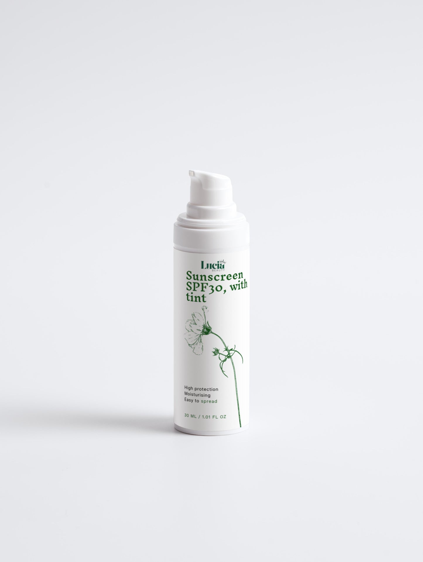 Sunscreen SPF30, with tint