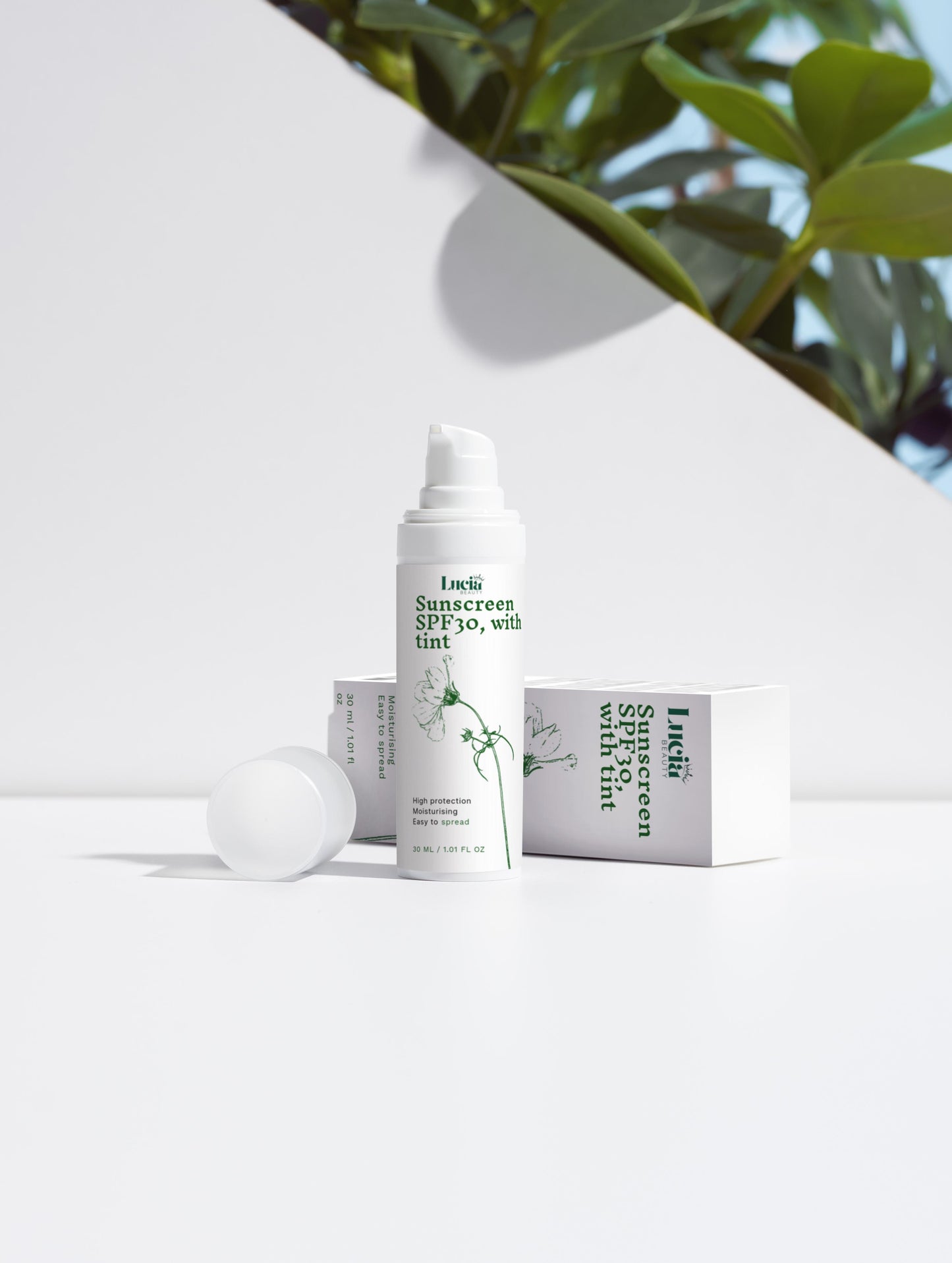 Sunscreen SPF30, with tint