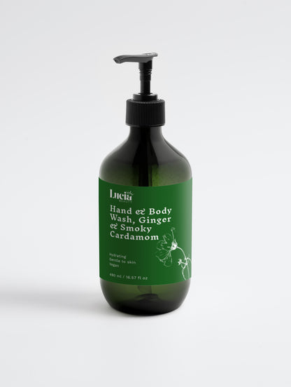 Hand & Body Wash, Ginger & Smoky Cardamom