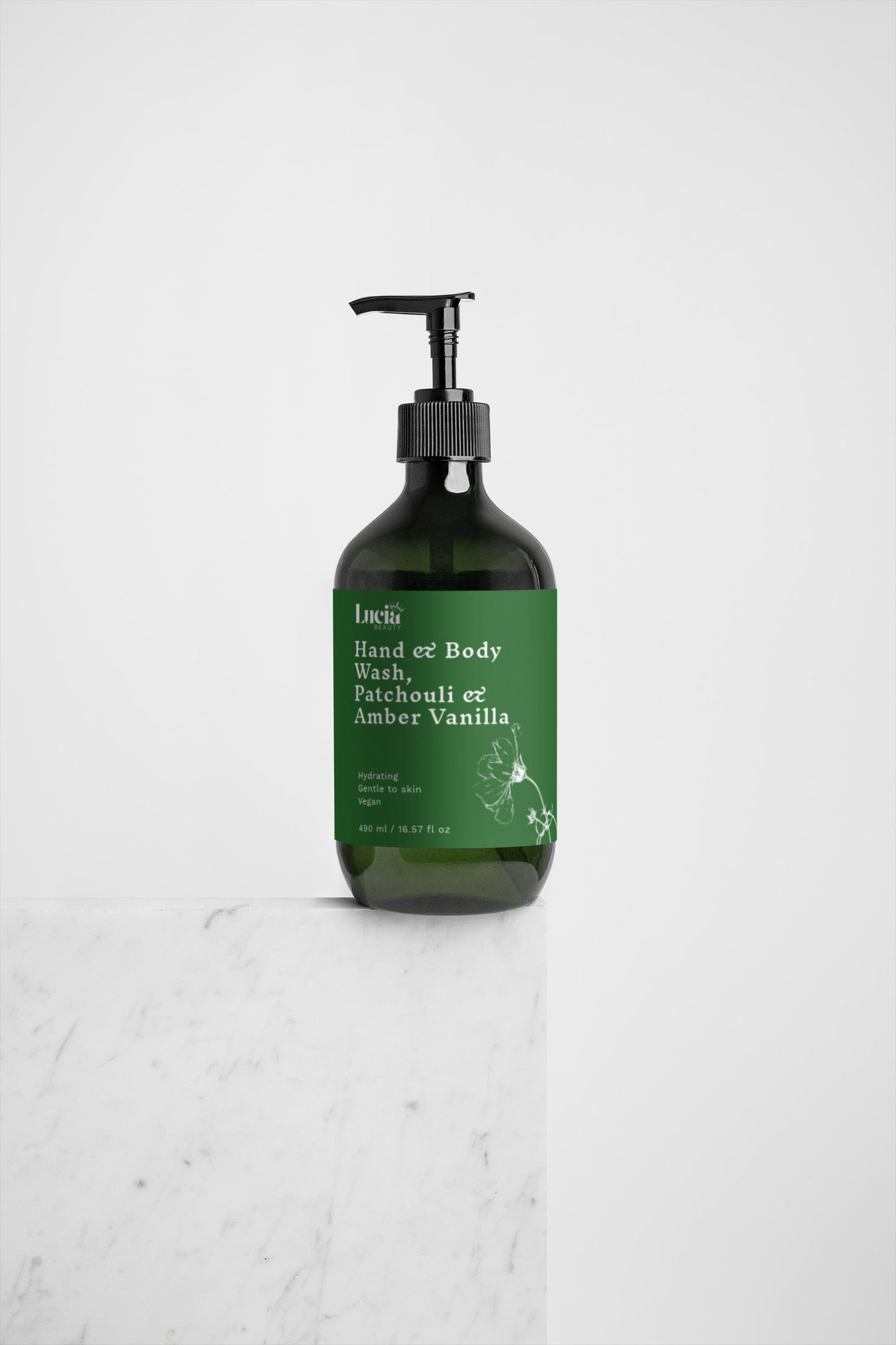 Hand & Body Wash, Patchouli & Amber Vanilla